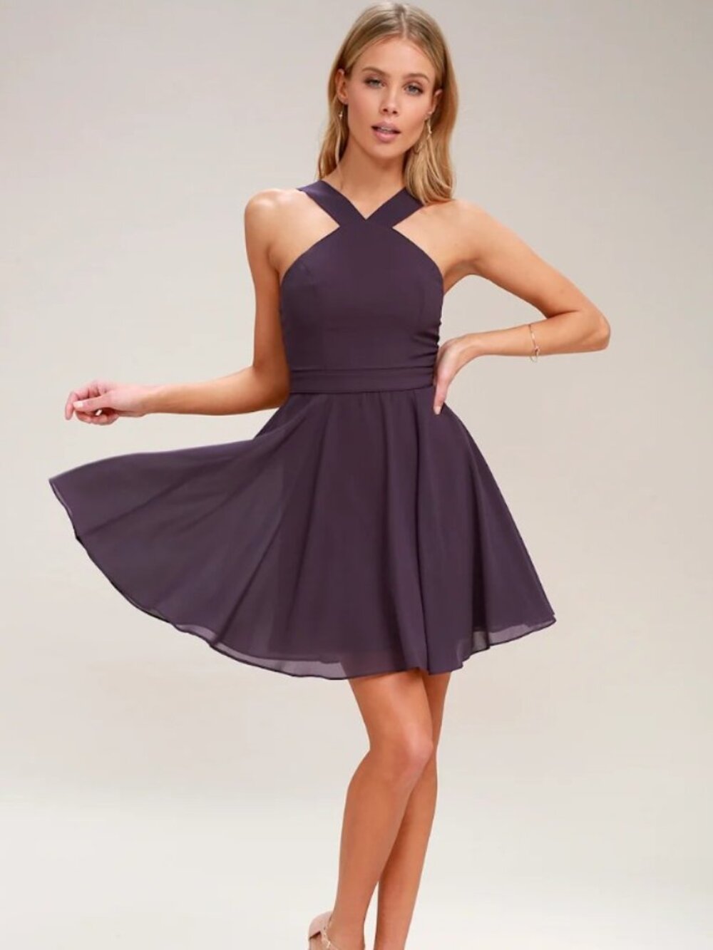 Lulu's Forevermore Skater Dress - Size XL